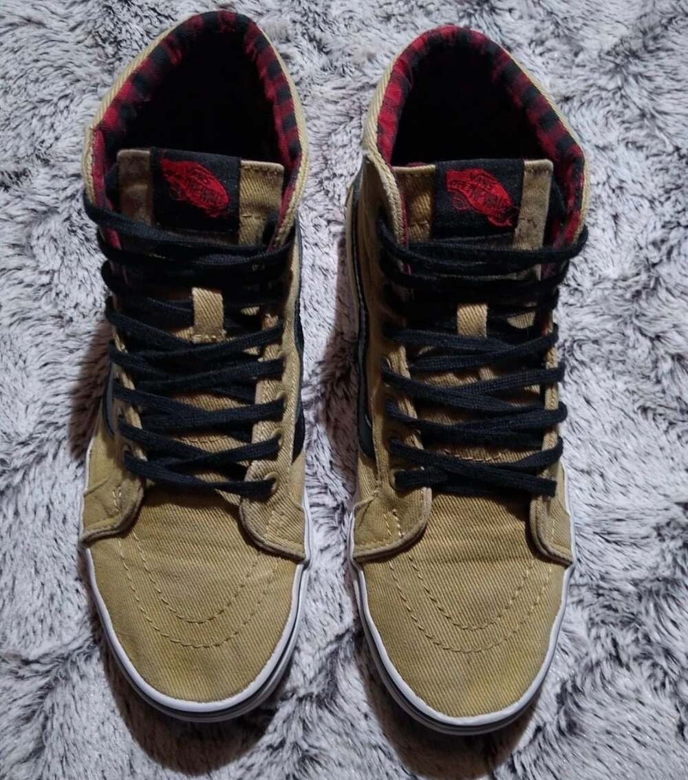 Vans Sk8-Hi Reissue Twill Cornstalk Black